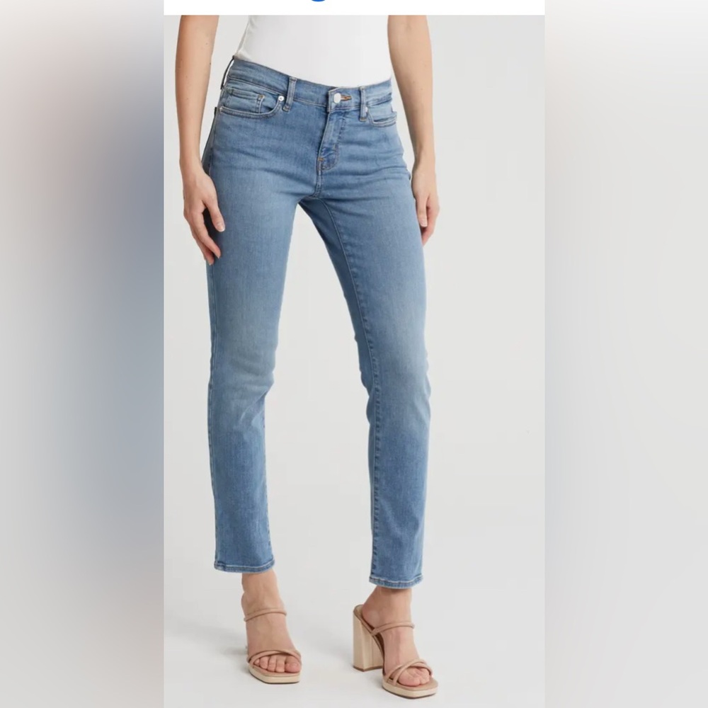 Frame Denim Light Blue Straight Leg Jeans